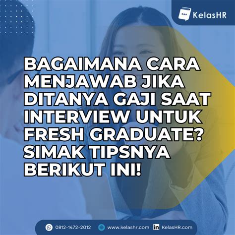 Cara Menjawab Soalan Interview Untuk Fresh Graduate Image