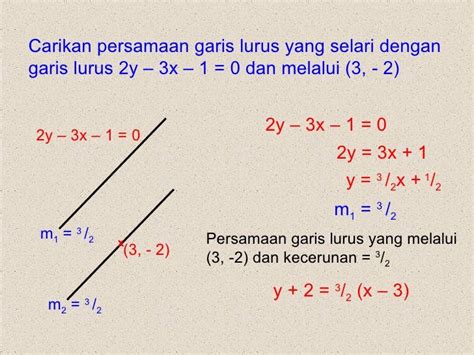 Soalan Persamaan Garis Lurus Tingkatan 4 Image